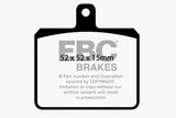 EBC Ultimax OEM Replacement Brake Pads (UD2136)