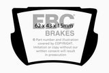 EBC Ultimax OEM Replacement Brake Pads (UD065)