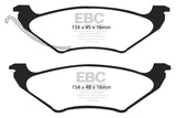 EBC 6000 Series Greenstuff Truck/SUV Brakes Disc Pads (DP61625/2)