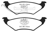 EBC Ultimax OEM Replacement Brake Pads (UD544)