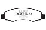 EBC 6000 Series Greenstuff Truck/SUV Brakes Disc Pads (DP61647)