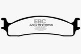 EBC 6000 Series Greenstuff Truck/SUV Brakes Disc Pads (DP61650)