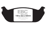 EBC 6000 Series Greenstuff Truck/SUV Brakes Disc Pads (DP61686)