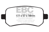 EBC 6000 Series Greenstuff Truck/SUV Brakes Disc Pads (DP61695)