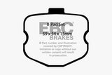 EBC Bluestuff NDX Full Race Brake Pads (DP51771/4NDX)