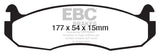 EBC 6000 Series Greenstuff Truck/SUV Brakes Disc Pads (DP61786)