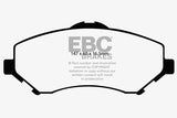 EBC Ultimax OEM Replacement Brake Pads (UD1273)