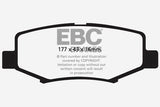 EBC 6000 Series Greenstuff Truck/SUV Brakes Disc Pads (DP61799)