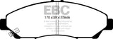 EBC Ultimax OEM Replacement Brake Pads (UD1378)