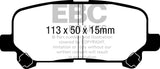 EBC Ultimax OEM Replacement Brake Pads (UD1281)