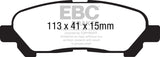 EBC Truck/SUV Extra Duty Brake Pads (ED91838)