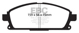 EBC 6000 Series Greenstuff Truck/SUV Brakes Disc Pads (DP61861)