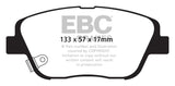 EBC Ultimax OEM Replacement Brake Pads (UD1444)