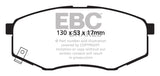 EBC Ultimax OEM Replacement Brake Pads (UD1447)