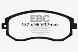 EBC Yellowstuff Street And Track Brake Pads (DP41884R)