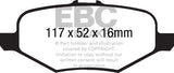 EBC 6000 Series Greenstuff Truck/SUV Brakes Disc Pads (DP61887)