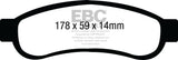 EBC 6000 Series Greenstuff Truck/SUV Brakes Disc Pads (DP61893)