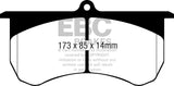 EBC Bluestuff NDX Full Race Brake Pads (DP5068NDX)