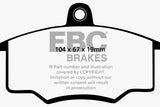 EBC Greenstuff 2000 Series Sport Brake Pads (DP2310)