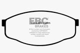 EBC 6000 Series Greenstuff Truck/SUV Brakes Disc Pads (DP6419)