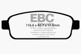 EBC Ultimax OEM Replacement Brake Pads (UD1468)