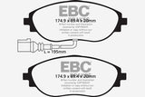 EBC Yellowstuff Street And Track Brake Pads (DP42127R)