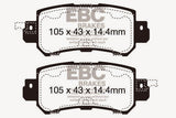 EBC Ultimax OEM Replacement Brake Pads (UD1624)