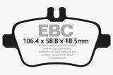 EBC Ultimax OEM Replacement Brake Pads (UD1646)