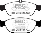 EBC Yellowstuff Street And Track Brake Pads (DP42169R)