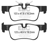 EBC Ultimax OEM Replacement Brake Pads (UD1762)