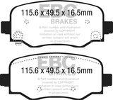 EBC 6000 Series Greenstuff Truck/SUV Brakes Disc Pads (DP62237)