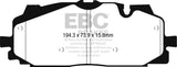 EBC Bluestuff NDX Full Race Brake Pads (DP52277NDX)