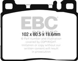 EBC Yellowstuff Street And Track Brake Pads (DP42280R)