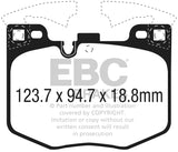 EBC 6000 Series Greenstuff Truck/SUV Brakes Disc Pads (DP62302)