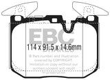 EBC Ultimax OEM Replacement Brake Pads (UD16092)