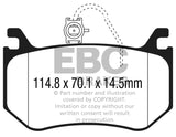 EBC Yellowstuff Street And Track Brake Pads (DP42326R)