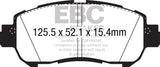 EBC Ultimax OEM Replacement Brake Pads (UD2038)