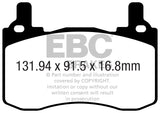 EBC Bluestuff NDX Full Race Brake Pads (DP52357NDX)