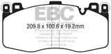 EBC Yellowstuff Street And Track Brake Pads (DP42370R)