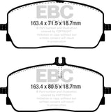 EBC Yellowstuff Street And Track Brake Pads (DP42390R)