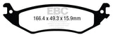 EBC Ultimax OEM Replacement Brake Pads (UD1046)