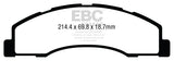 EBC 6000 Series Greenstuff Truck/SUV Brakes Disc Pads (DP63004)