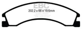 EBC 6000 Series Greenstuff Truck/SUV Brakes Disc Pads (DP63006)