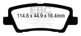 EBC Ultimax OEM Replacement Brake Pads (UD1659)