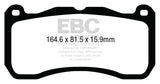 EBC Ultimax OEM Replacement Brake Pads (UD1666)