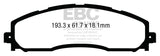 EBC Yellowstuff Street And Track Brake Pads (DP43016R)