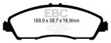 EBC Yellowstuff Street And Track Brake Pads (DP43024R)