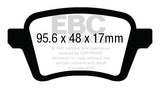 EBC Ultimax OEM Replacement Brake Pads (UD1722)