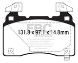 EBC Ultimax OEM Replacement Brake Pads (UD14741)