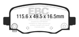 EBC Ultimax OEM Replacement Brake Pads (UD1734)